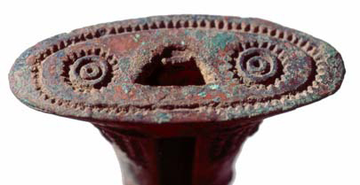 Bronze Sword Handle Pommel Of Previous Figure Halin